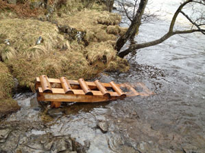 Canoe launch low force for the North Pennine AONB partnership