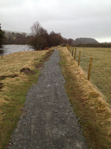 Aggregate work on the Pennine way